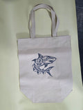 Tribal Shark Tote Bags