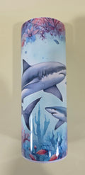 Sharks w/ Coral Reef Insulated Tumbler