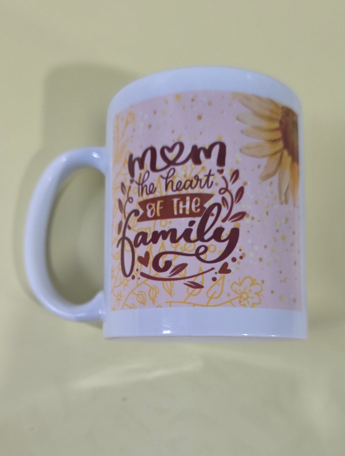 Mom the Heart of the Family  Mugs