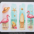 Coastal Flamingo Mousepads
