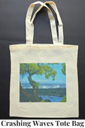 Crashing Waves Hawai'i Tote Bags
