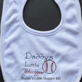Daddy's Little Slugger Baby Bibs