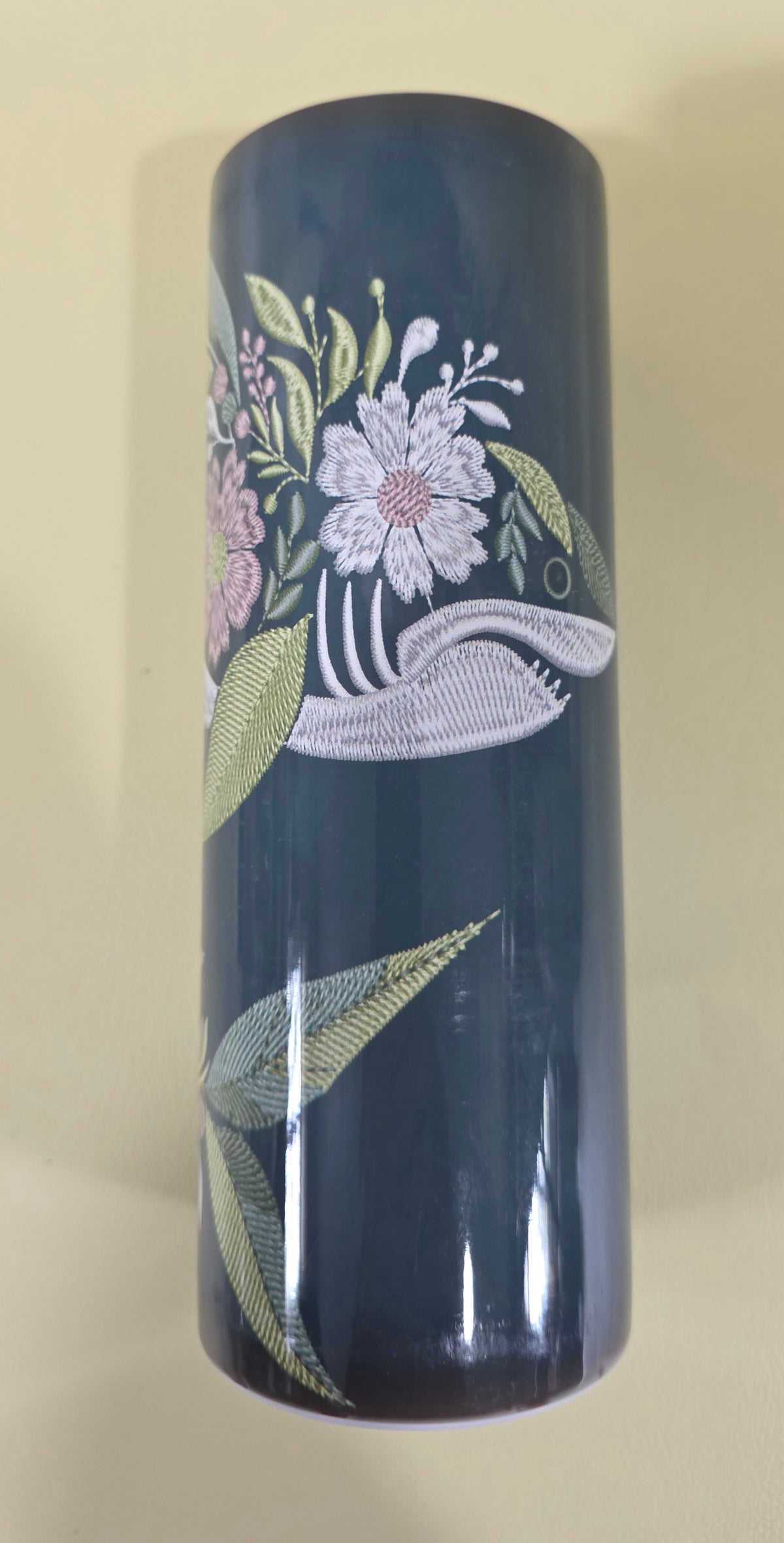 Floral Shark - GREEN Insulated Tumbler