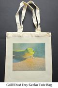 Gold Dust Day Gecko Tote Bags