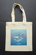Mano Tiger Shark Tote Bags