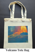 Volcano Tote Bags