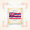 Hawaiian flag ʻāina magnet