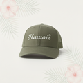 Olive Hawai'i Hat - Whisper Light Background Front View