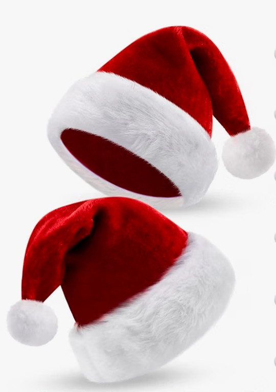 Custom Embroidered Santa Hats
