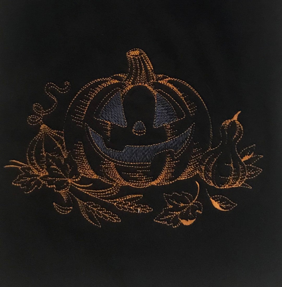 Custom Halloween Embroidered Hooded Sweatshirt