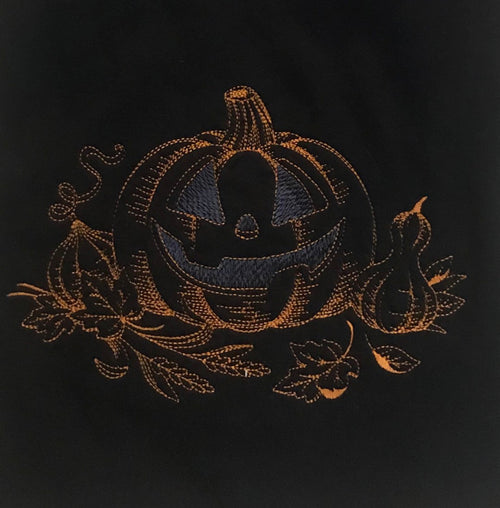 Custom Halloween Embroidered Hooded Sweatshirt