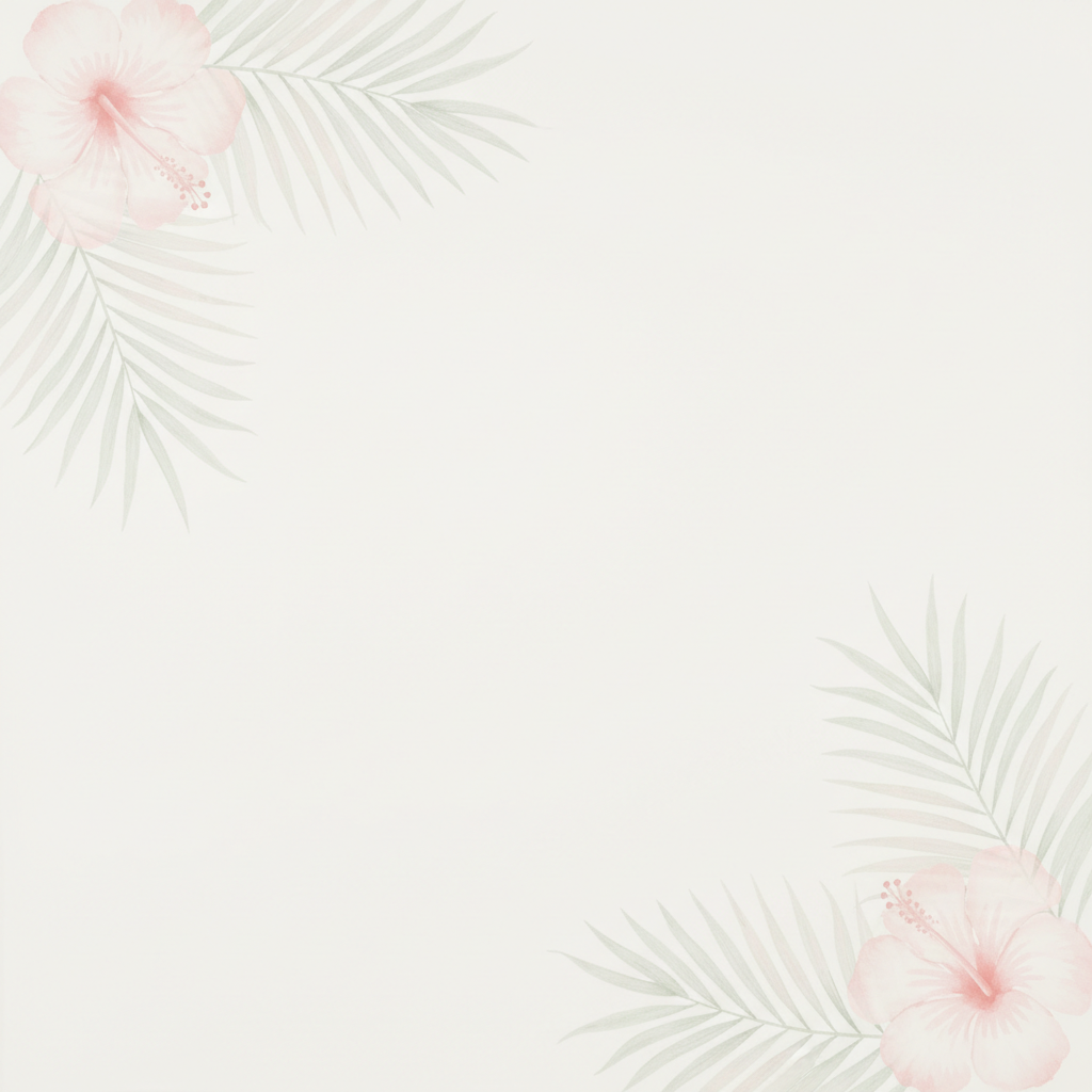 Ultra Light Hibiscus Background